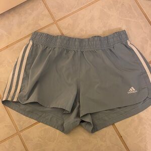 adidas Women's Athletic Shorts in Light Blue